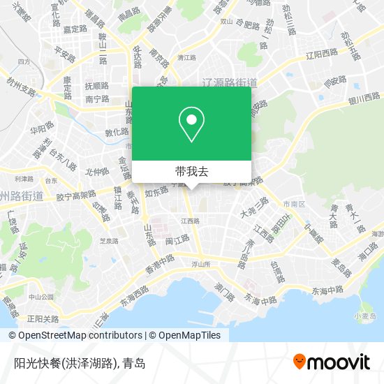 阳光快餐(洪泽湖路)地图