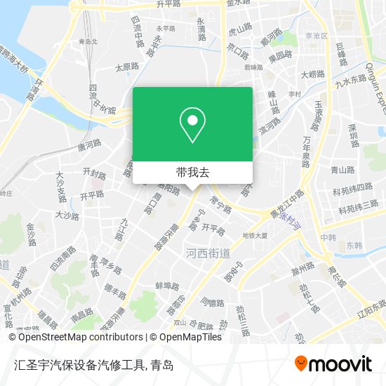 汇圣宇汽保设备汽修工具地图