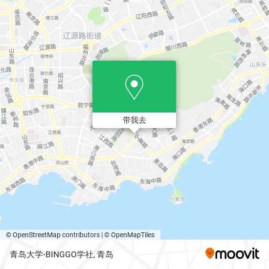 青岛大学-BINGGO学社地图