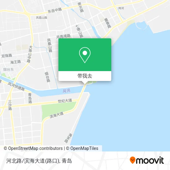 河北路/滨海大道(路口)地图