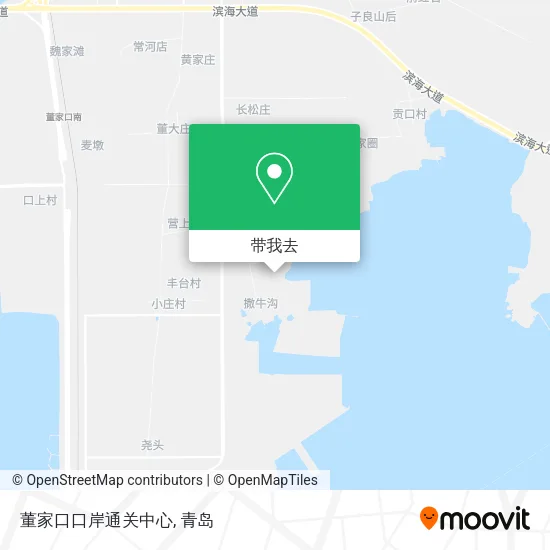 董家口口岸通关中心地图