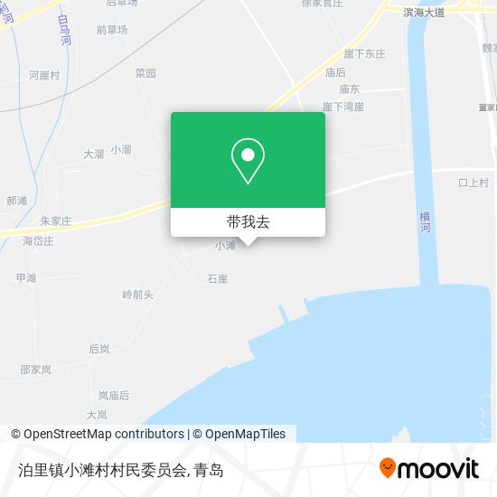 泊里镇小滩村村民委员会地图
