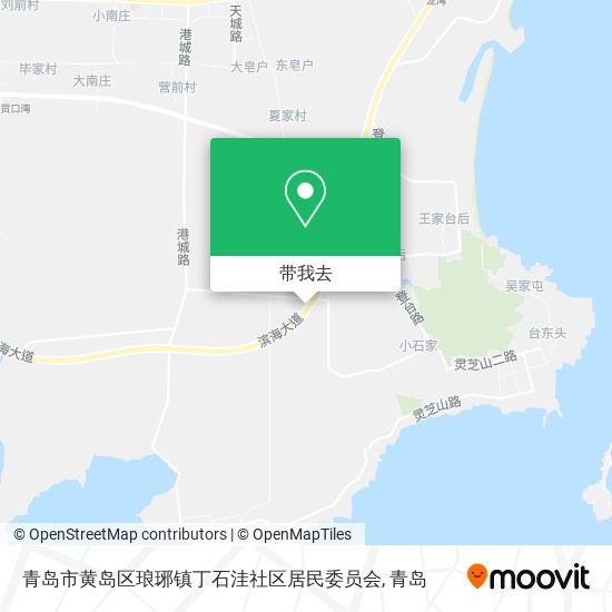 青岛市黄岛区琅琊镇丁石洼社区居民委员会地图