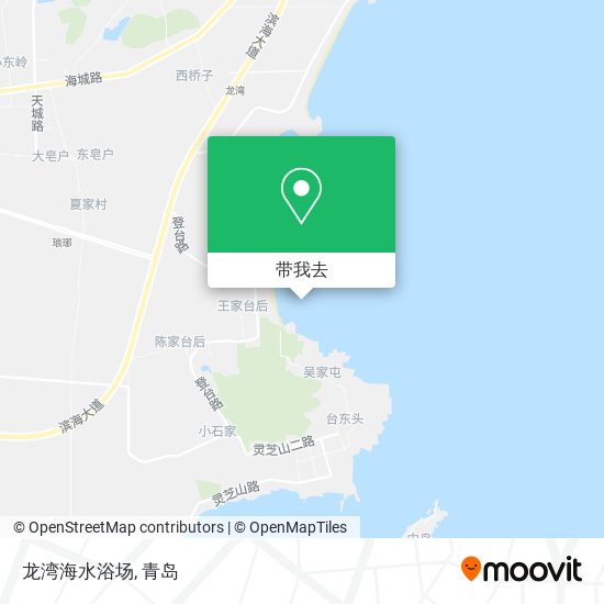 龙湾海水浴场地图