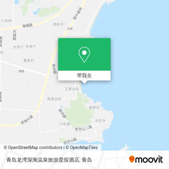 青岛龙湾深海温泉旅游度假酒店地图