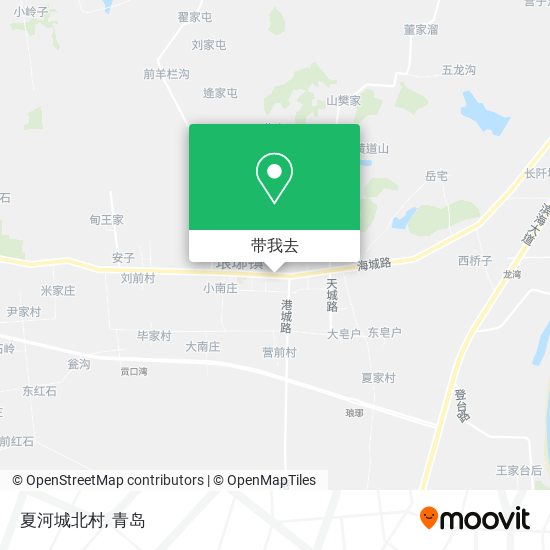 夏河城北村地图