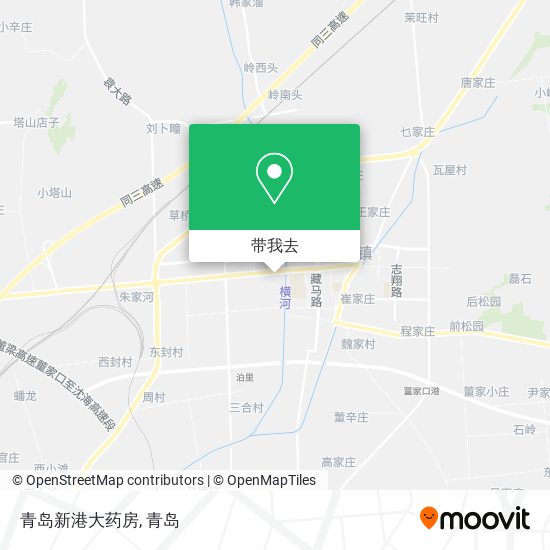 青岛新港大药房地图