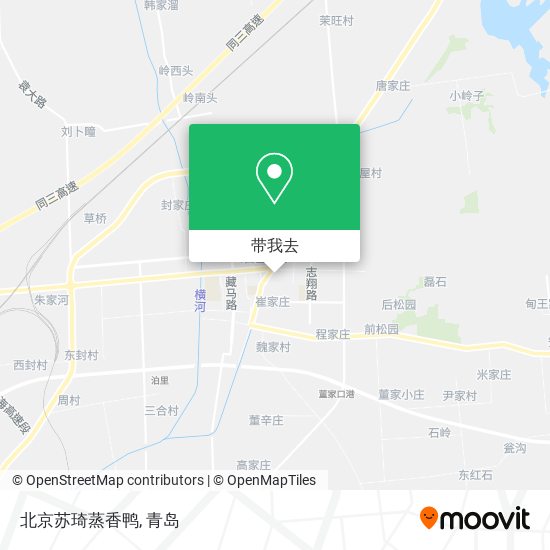 北京苏琦蒸香鸭地图