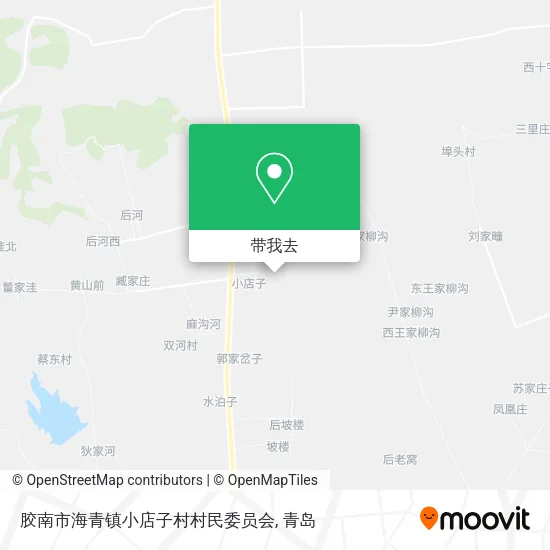 胶南市海青镇小店子村村民委员会地图