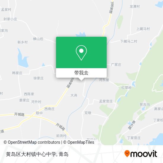 黄岛区大村镇中心中学地图