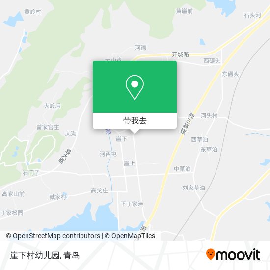 崖下村幼儿园地图
