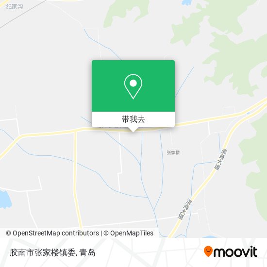 胶南市张家楼镇委地图