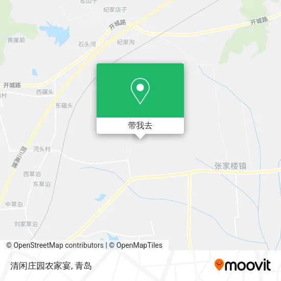 清闲庄园农家宴地图