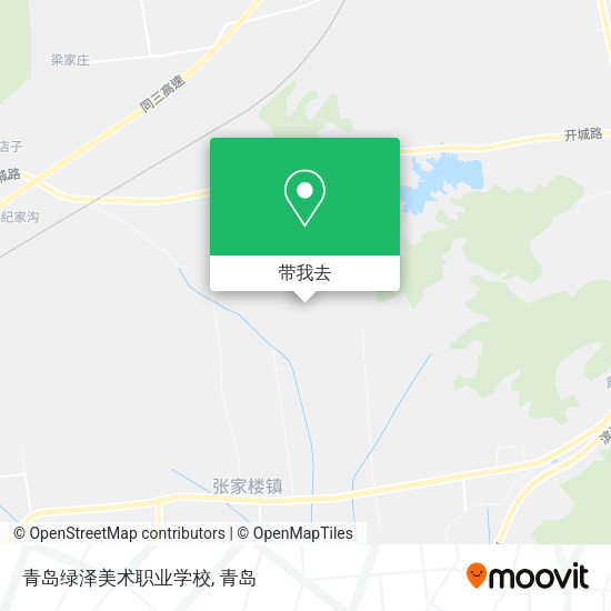 青岛绿泽美术职业学校地图