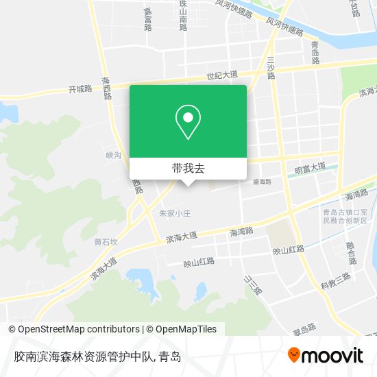 胶南滨海森林资源管护中队地图