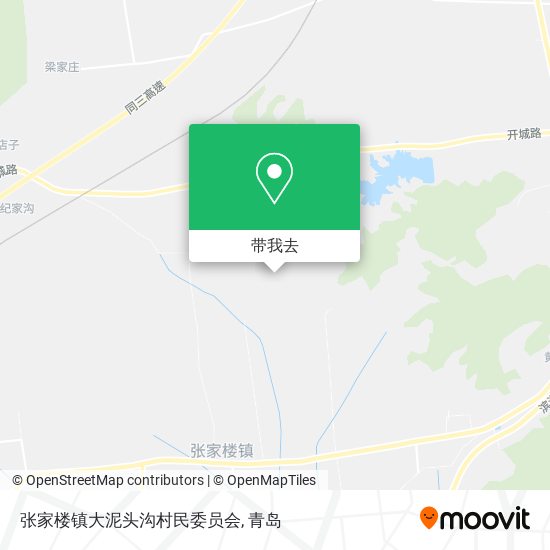 张家楼镇大泥头沟村民委员会地图