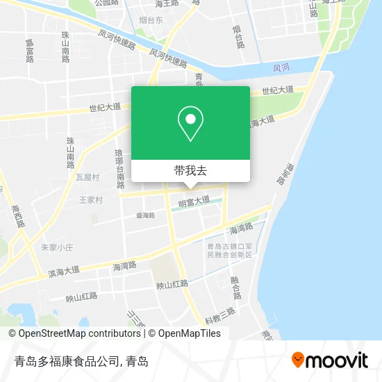 青岛多福康食品公司地图