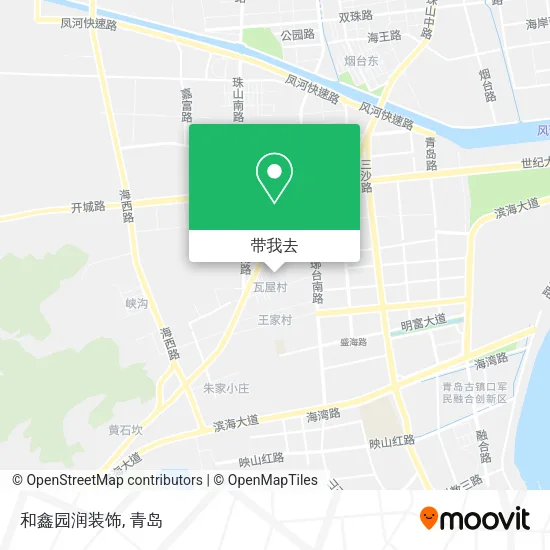 和鑫园润装饰地图