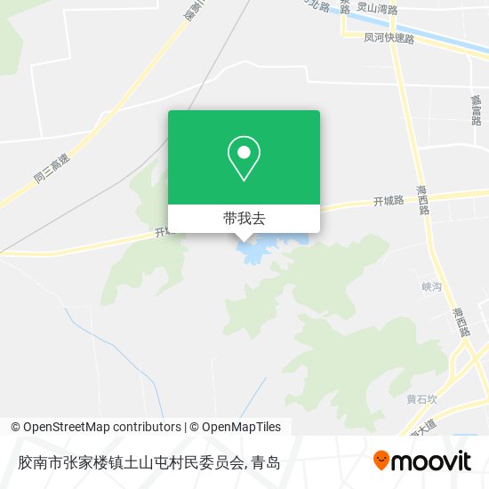 胶南市张家楼镇土山屯村民委员会地图