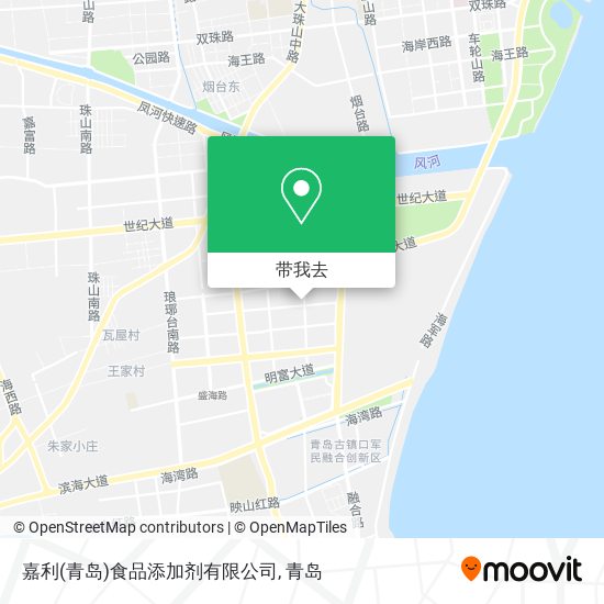 嘉利(青岛)食品添加剂有限公司地图