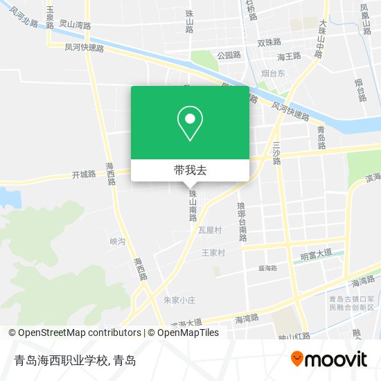 青岛海西职业学校地图