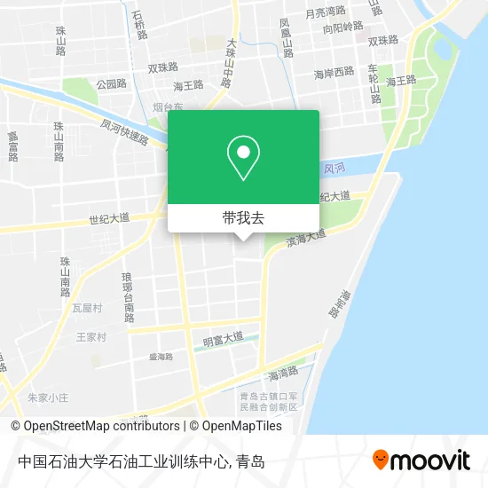 中国石油大学石油工业训练中心地图