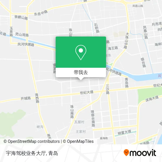 宇海驾校业务大厅地图