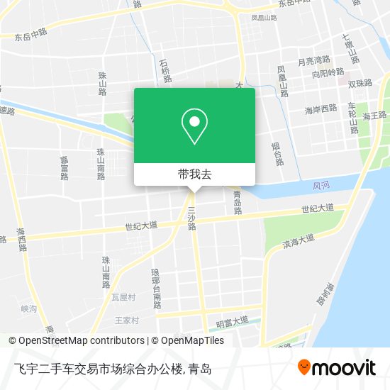 飞宇二手车交易市场综合办公楼地图