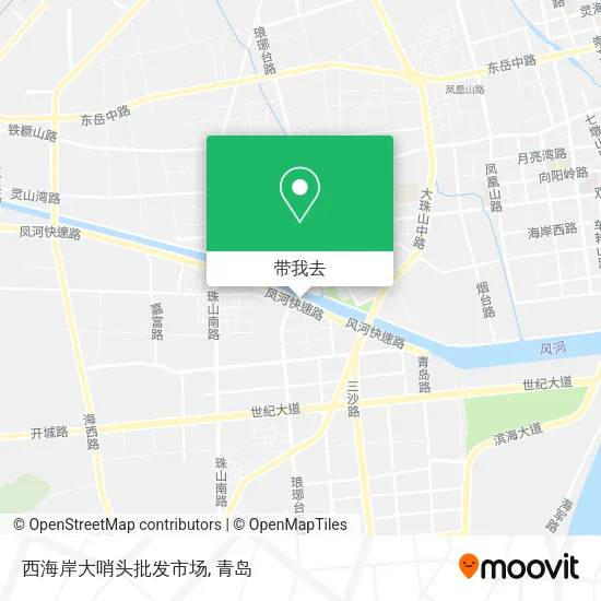 西海岸大哨头批发市场地图
