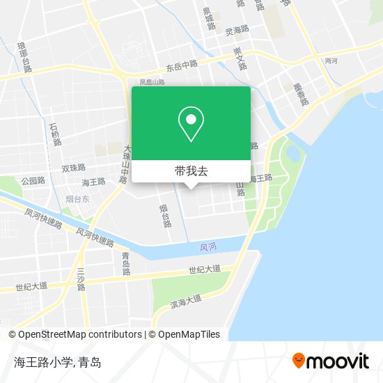 海王路小学地图