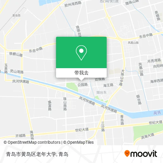 青岛市黄岛区老年大学地图