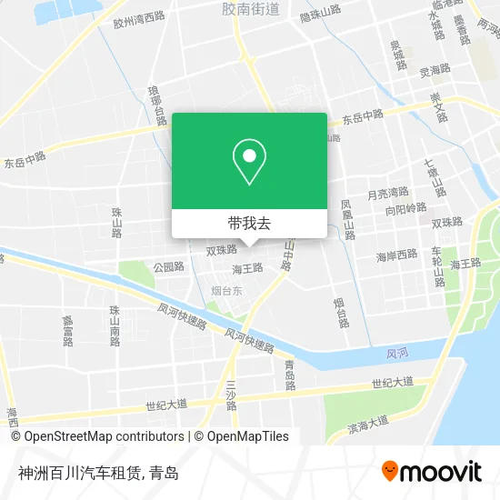 神洲百川汽车租赁地图