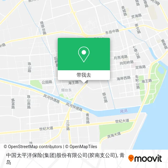 中国太平洋保险(集团)股份有限公司(胶南支公司)地图