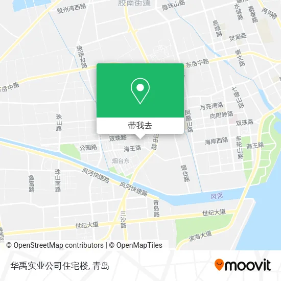 华禹实业公司住宅楼地图