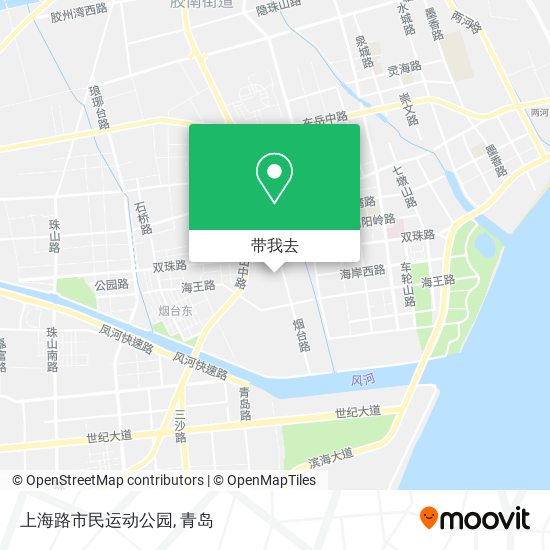 上海路市民运动公园地图