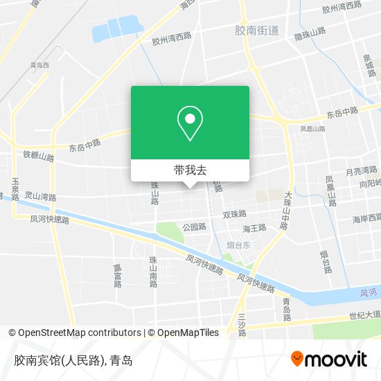 胶南宾馆(人民路)地图