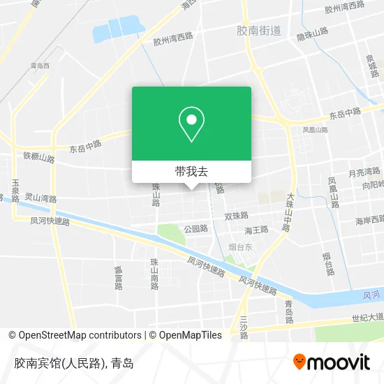 胶南宾馆(人民路)地图