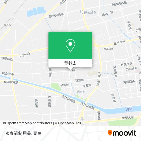 永泰缝制用品地图