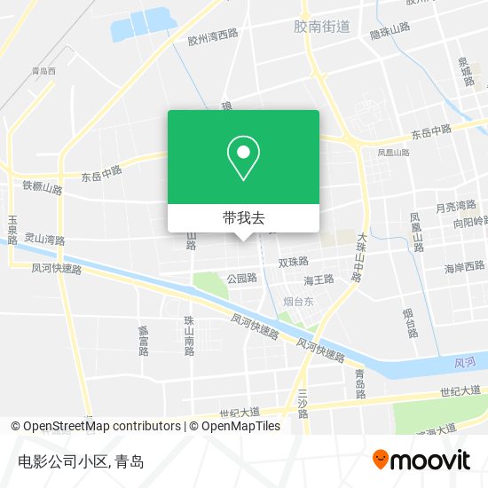 电影公司小区地图