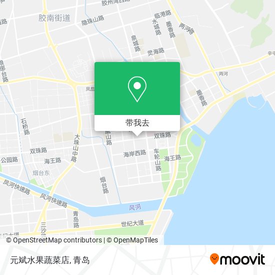 元斌水果蔬菜店地图