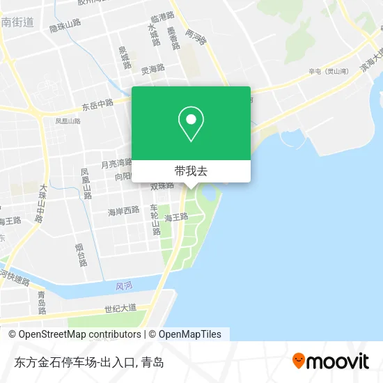 东方金石停车场-出入口地图