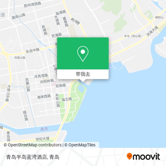 青岛半岛蓝湾酒店地图