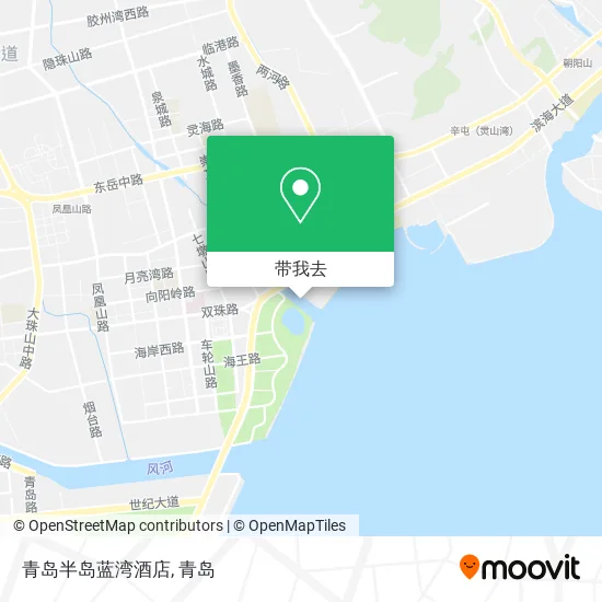 青岛半岛蓝湾酒店地图