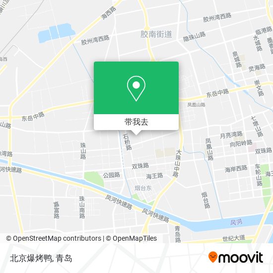 北京爆烤鸭地图
