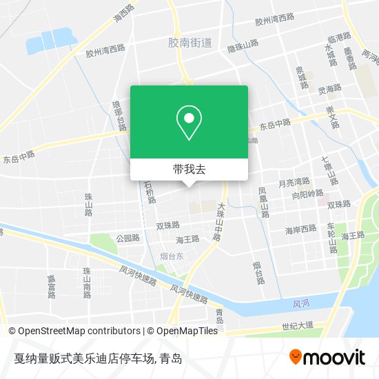 戛纳量贩式美乐迪店停车场地图