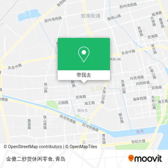 金傻二炒货休闲零食地图