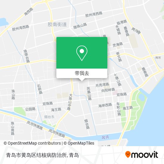 青岛市黄岛区结核病防治所地图