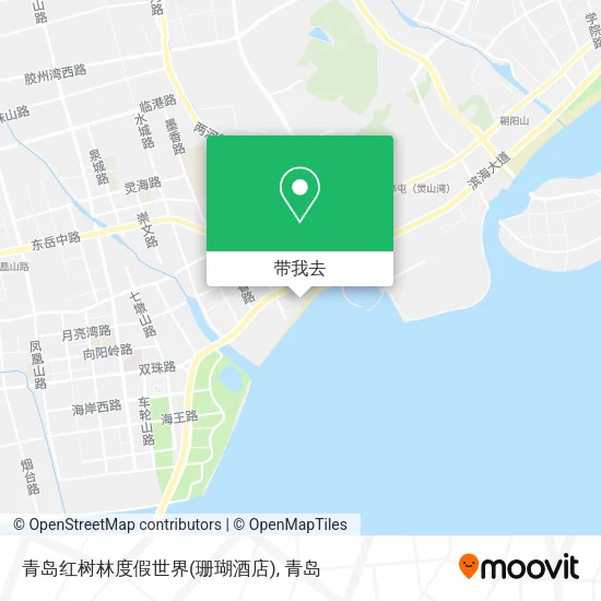青岛红树林度假世界(珊瑚酒店)地图