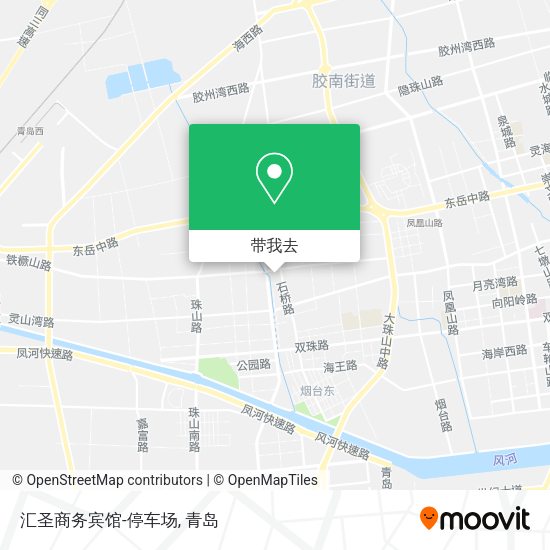 汇圣商务宾馆-停车场地图