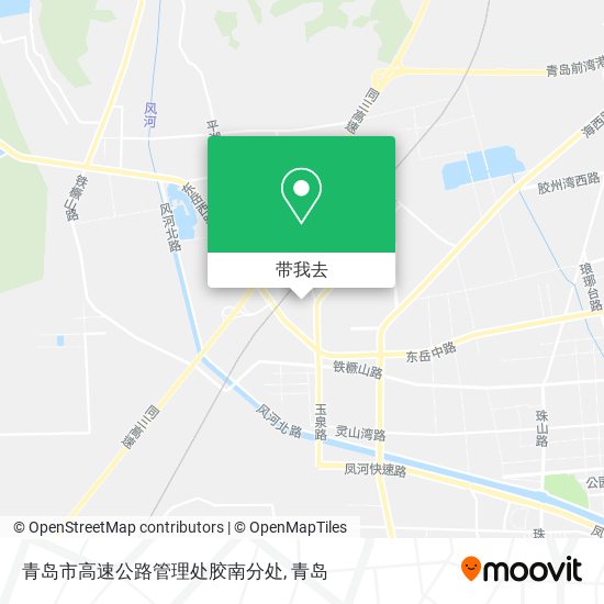青岛市高速公路管理处胶南分处地图